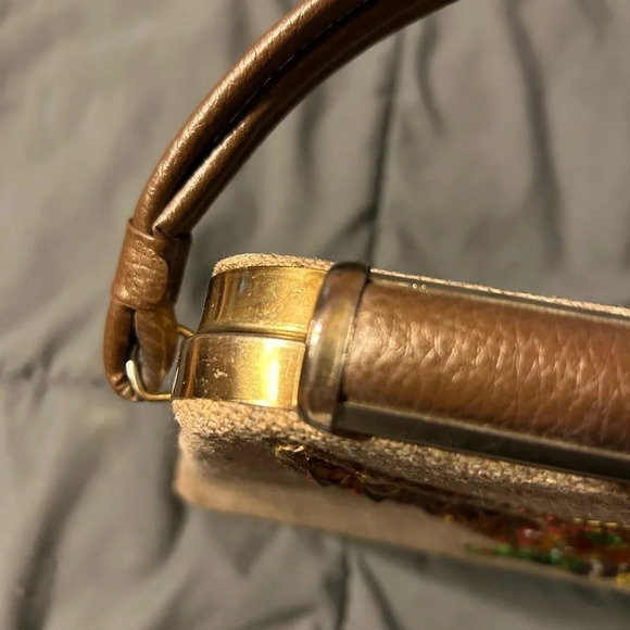 Vintage Caron of Houston Beaded Cornucopia Purse - Picture 9 of 14